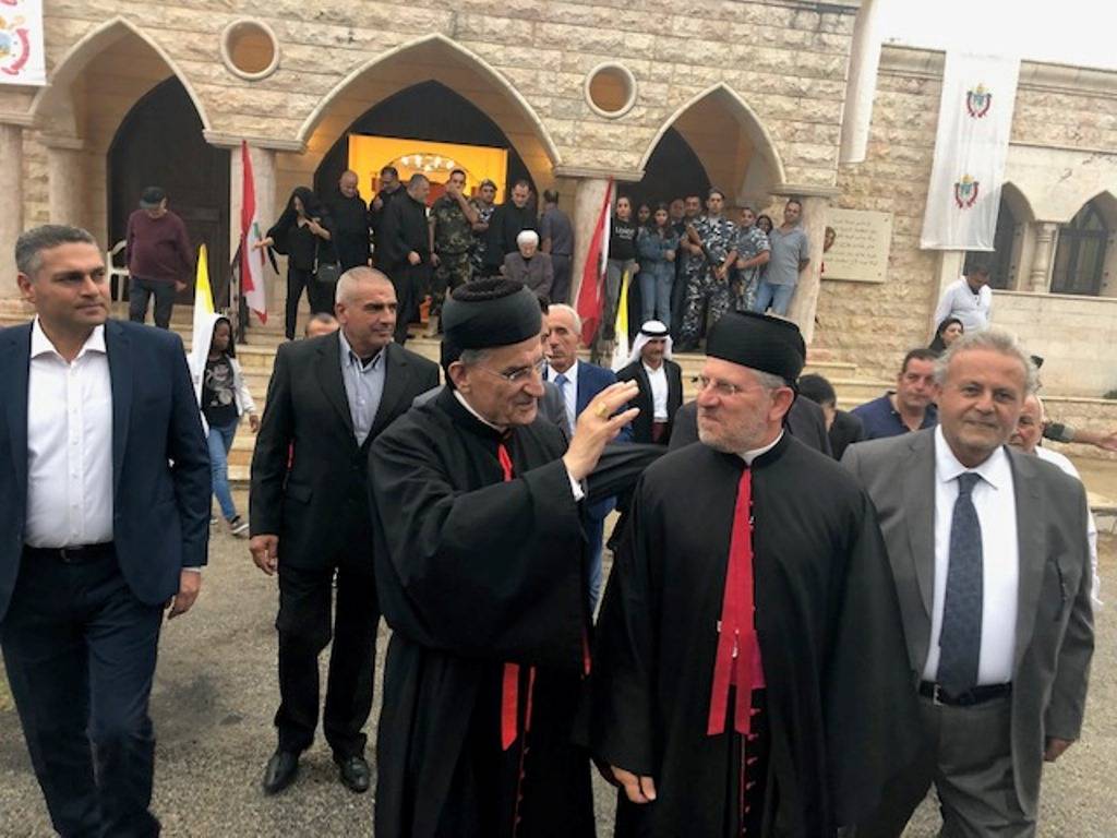 الراعي وصل إلى لحفد ورفع الصلاة لمناسبة عيد الصليب