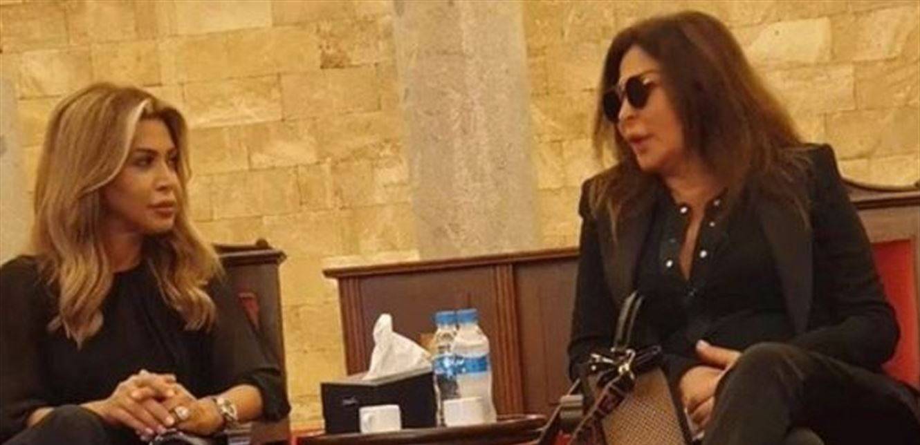 سيمون أسمر يجمع إليسا ونوال الزغبي بعد وفاته (فيديو)