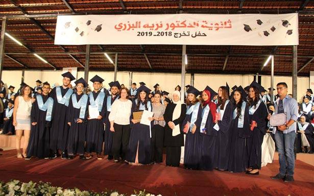 تخريج لطلاب ثانوية نزيه البزري الرسميّة