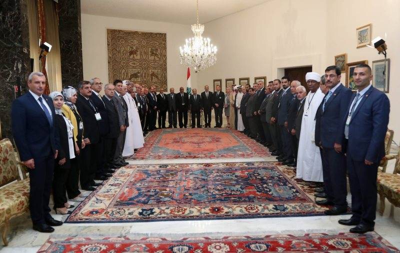 رئيس الجمهورية: لضرورة العودة لحمل شعار القضية الفلسطينية