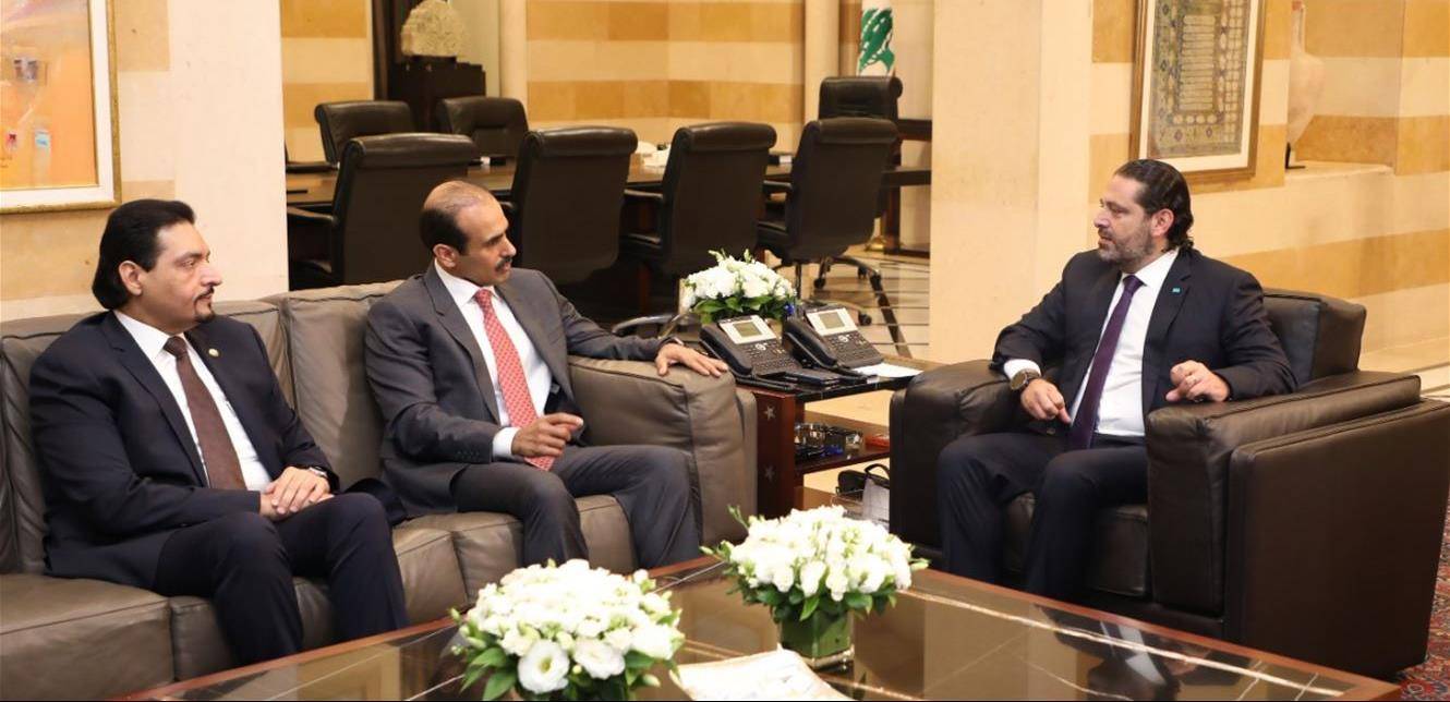 الحريري عرض مع الكعبي سبل التعاون مع قطر بمجال الطاقة