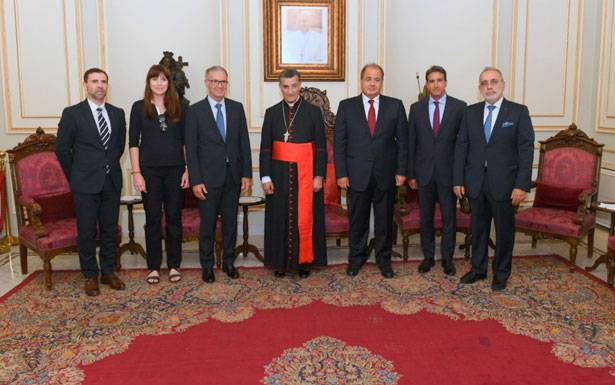 بارك كنيسة مار جرجس بعد ترميمها في الصفرا