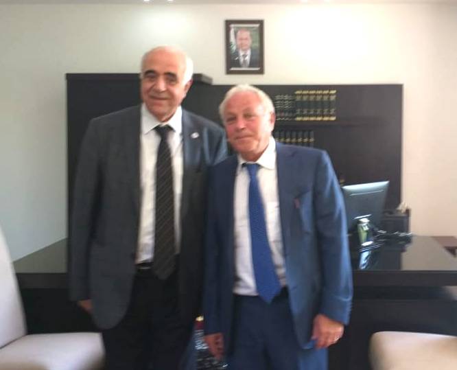 القصيفي زار القاضي عويدات مهنئا وعرض معه قضية نداء الوطن