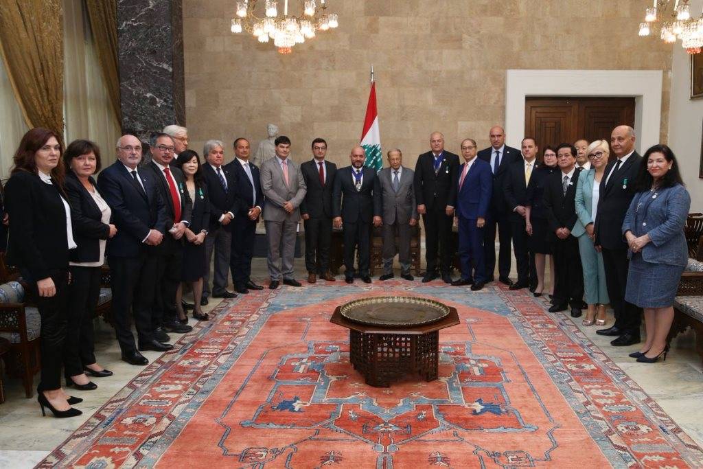 الرئيس عون استقبل رئيس الاتحاد العقاري الدولي