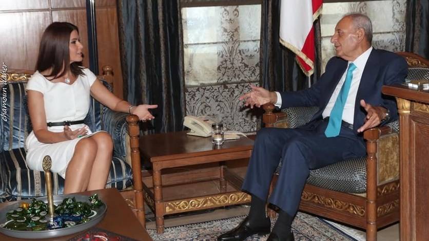 ستريدا جعجع زارت بري: ناشدناه التدخل لمنع فتنة بين منطقتي بشري والضنية المنية