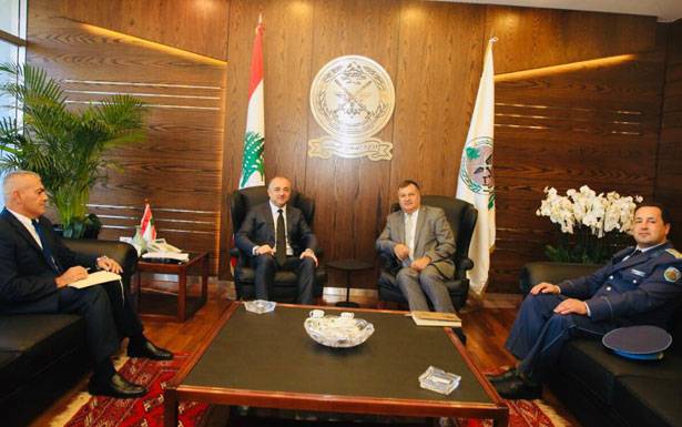 بو صعب التقى سفير بلغاريا والملحق العسكري في فرنسا