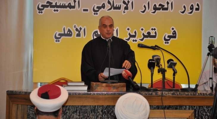ابو كسم: ثقافة الحوار بين الأديان هي المرتكز الأساس لبناء جسور السلام