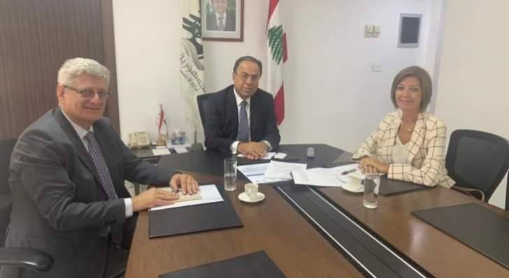 بطيش بحث في أهمية النهوض بالقطاع الزراعي واطلع على قرض ميّسر من البنك الدولي بـ100 مليون دولار