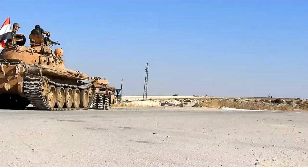 إسقاط طائرة مسيرة محملة بقنابل شديدة الانفجار  قرب مطار "جب رملة" بريف حماة