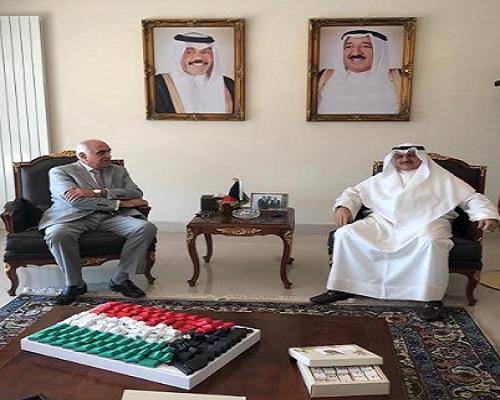 نقيب محرري الصحافة التقى سفير الكويت