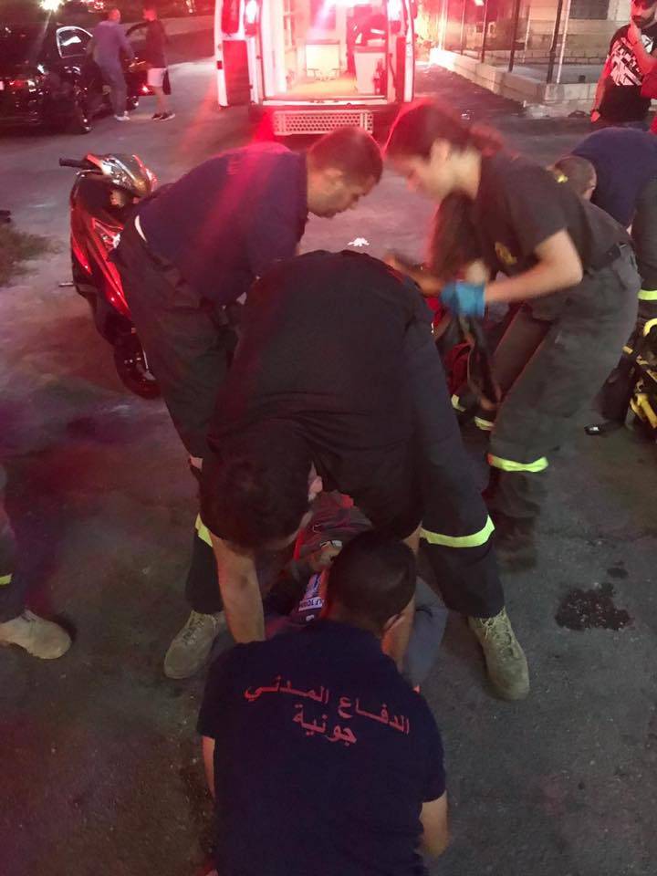 جريحان في حادث سير في حارة صخر جونية