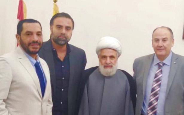 قاسم استقبل الباحث والمفكر ياسر حيدر