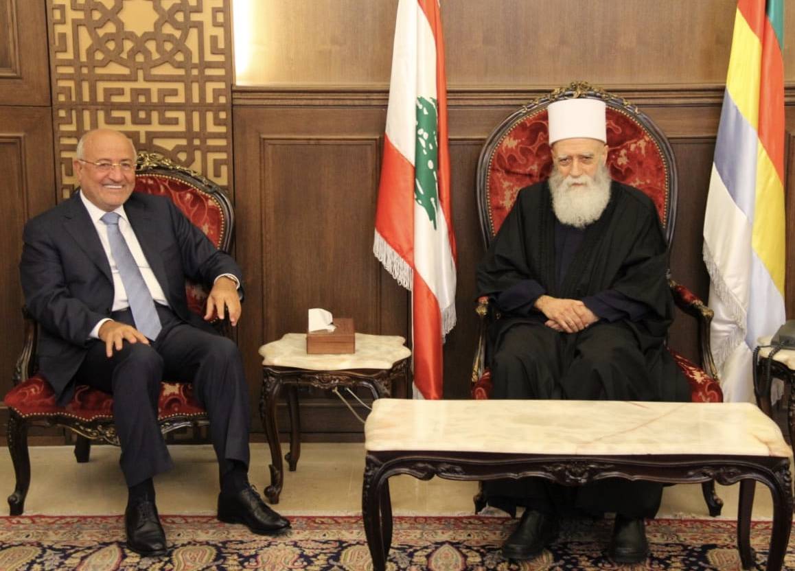 حسن التقى وفدي الاتحاد النسائي ومغتربي الارجنتين و العريضي
