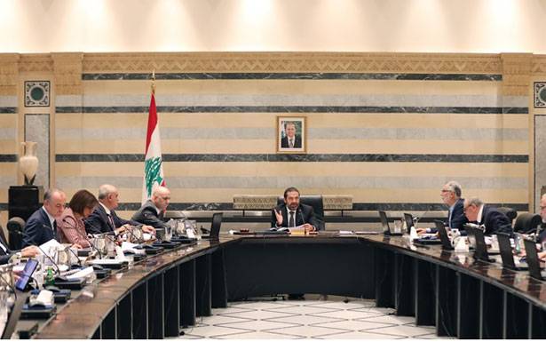 جلسة لمجلس الوزراء برئاسة الحريري