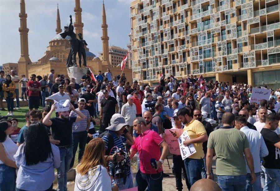 القوى الأمنية أقامت حاجزا أمام مبنى الواردات في بشارة الخوري