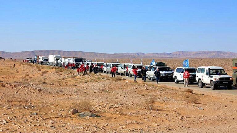 وفد أممي يزور مخيم الركبان السوري لإجلاء الراغبين بالمغادرة