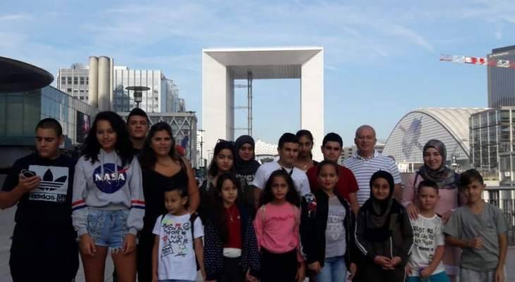 أبناء شهداء الجيش اللبناني وقوى الأمن الداخلي يختتمون زيارتهم إلى فرنسا