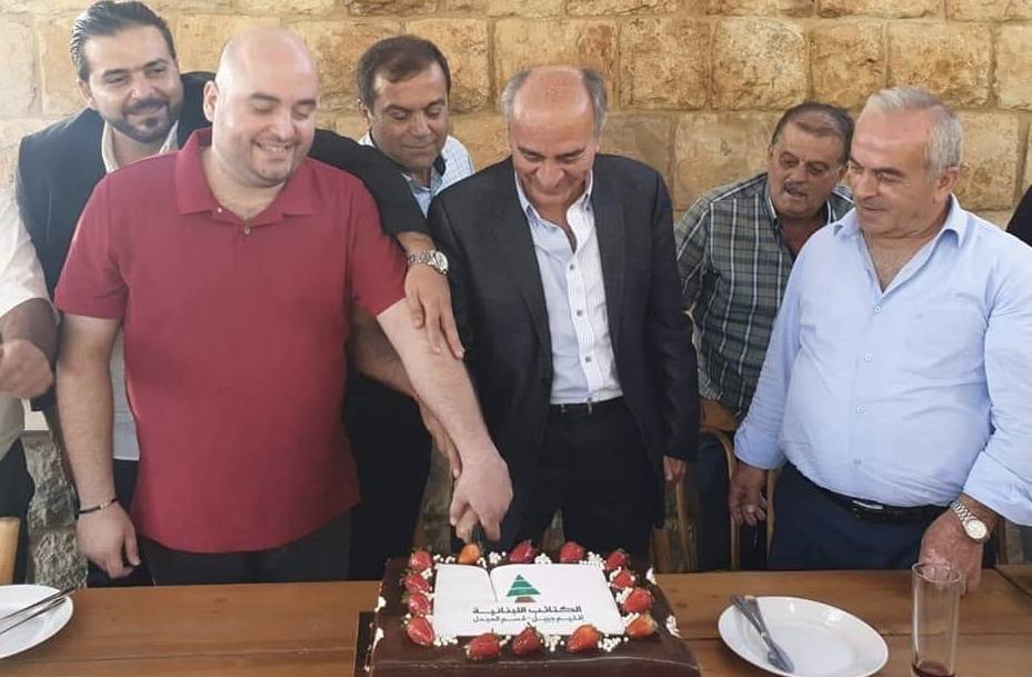 بالصّور : الشيخ نسيب الجميّل في ضيافة قسم المجدل الكتائبي