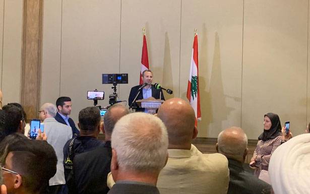باسيل: هناك شركاء من الداخل يتآمرون على البلد واقتصاده