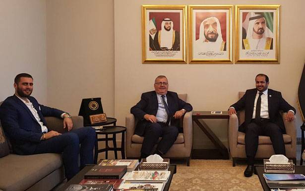 الشامسي استقبل ابراهيم وايلي الصيّاح