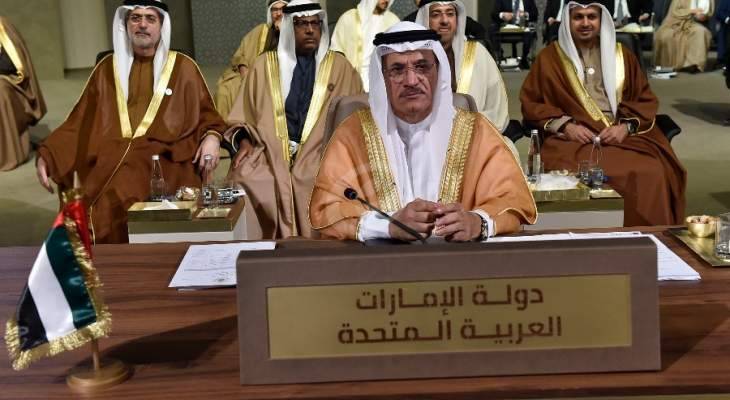 وزير الإقتصاد الإماراتي: لبنان لديه القدرة ليصبح قوى اقتصادية صاعدة في المنطقة