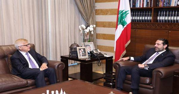 الحريري التقى زاسبكين وسفير مصر