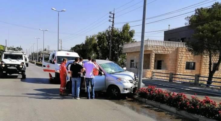 جريح بحادث سير على بولفار جديدة مرجعيون