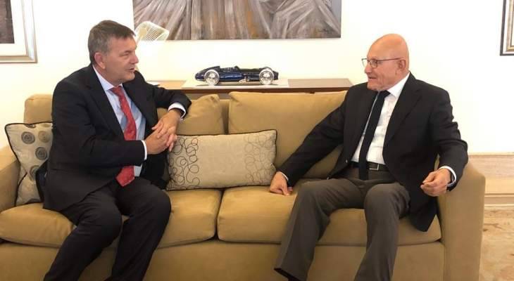 سلام التقى لازاريني وعرض معه التطورات في لبنان