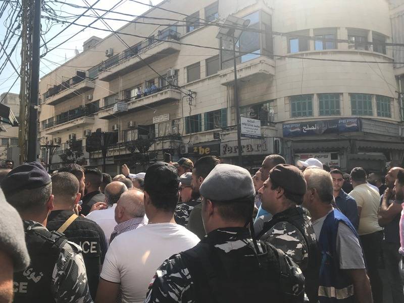 اشكال في صيدا بين مناصري سعد وعناصر من قوى الامن