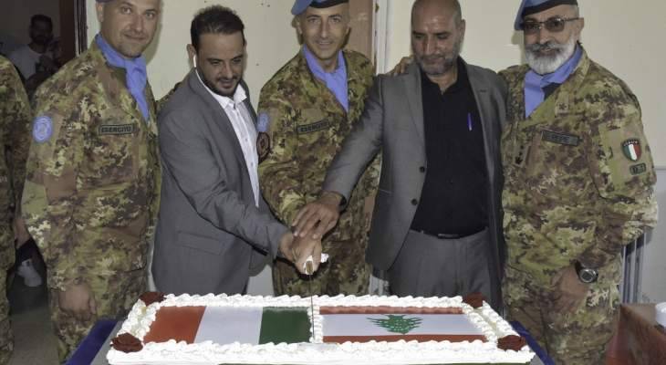 اليونيفيل الإيطالية تدشن قاعات دراسية جديدة في مهنية بنت جبيل الفنية