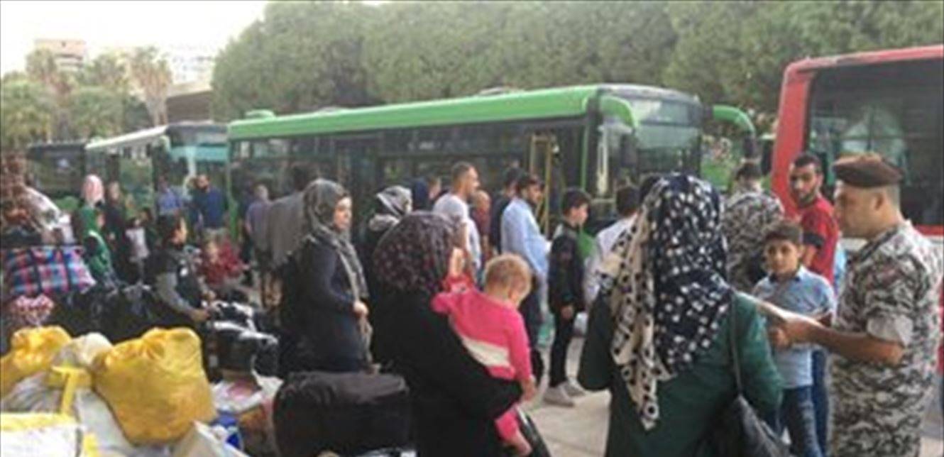 تأمين العودة الطوعية لـ 926 نازحاً سورياً من مناطق مختلفة في لبنان