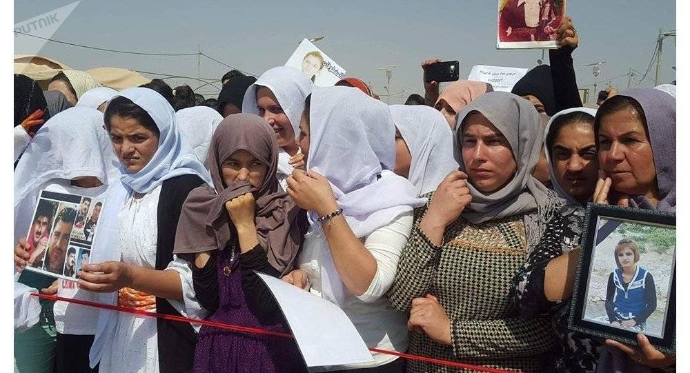 تحرير طفل وايزيديات عراقيات من قبضة نساء 