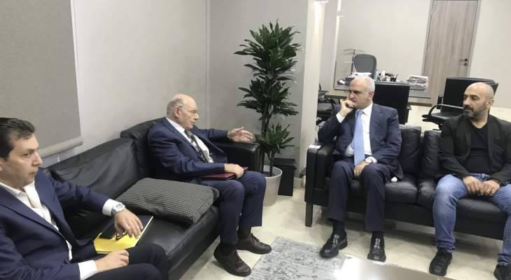 وزير المال بحث مع نقيب الهندسة بموضوع صندوق تقاعد المهندسين