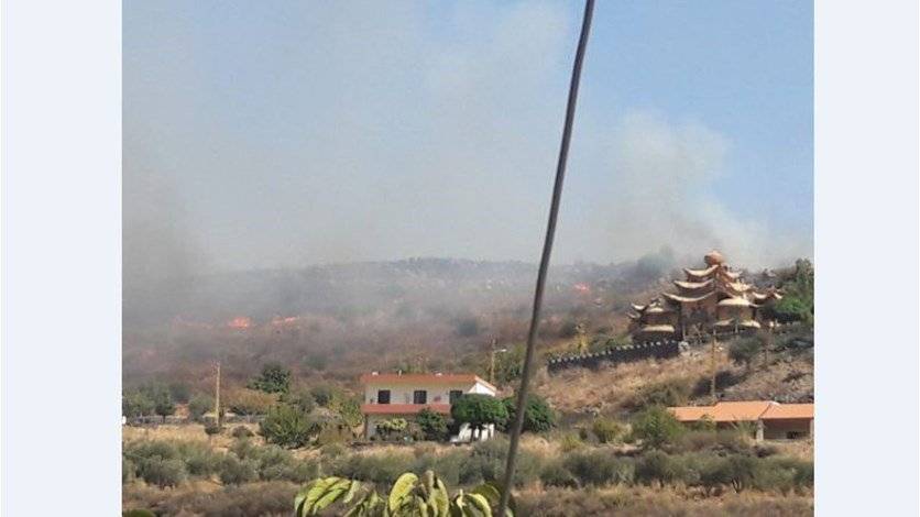 اندلاع حريق كبير في "مزرعة بلدة" العكارية... والجهود مستمرة لإخماده (صورة)