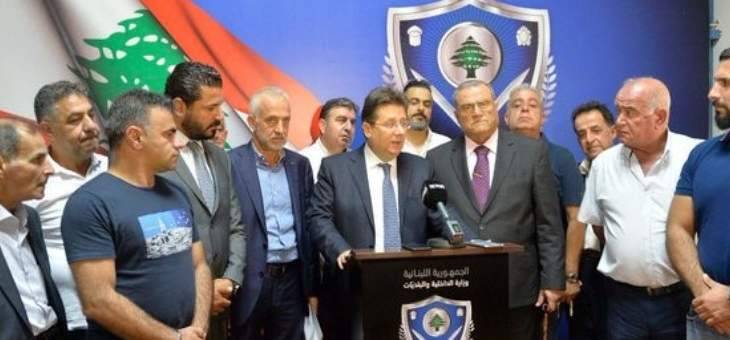 كنعان: الغاء الاضراب وقطع طرقات المتن الشمالي الذي كان مقررا من نقابة اصحاب الشاحنات