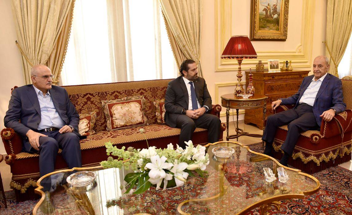 بري يستقبل الحريري في عين التينة