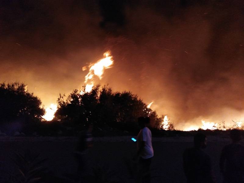 الدفاع المدني: فرق الإطفاء طوقت حريق بينو