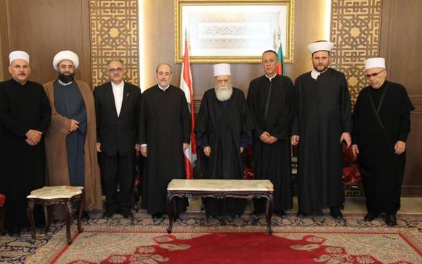 حسن التقى سفيرة النروج ووفداً من اللقاء الروحي