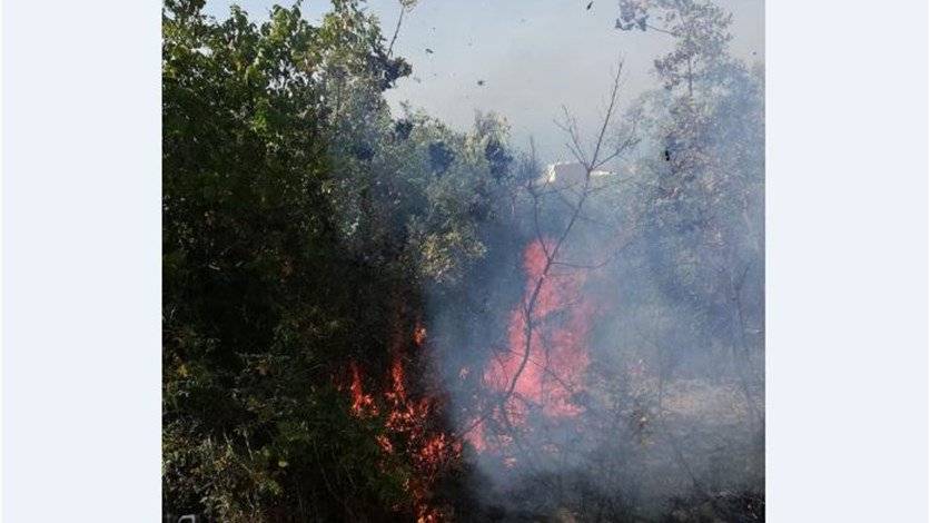 إخماد حريقين في بلدتي يحشوش والعدرا في كسروان (صورة)