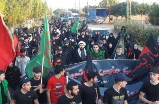 انطلاق مسيرة أربعينية الإمام الحسين في بعلبك