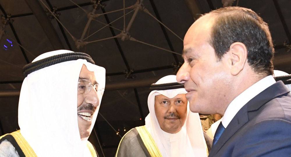 تفاصيل الاتصال الهاتفي بين السيسي وأمير الكويت