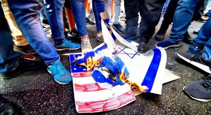 اشكال في النبطية بعد دخول احمد العملاء السابقين مع المتظاهرين وتم طرده