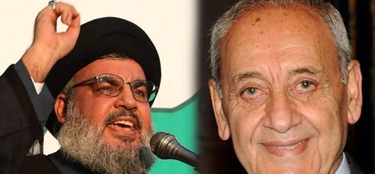 عشيرتا زعيتر وشريف تؤكدان دعمها لبري ونصر الله