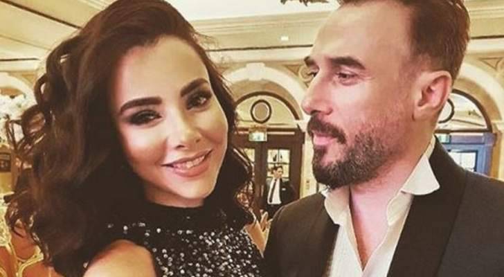 باسم مغنية يعايد زوجته شيرين بكلمات رومانسية