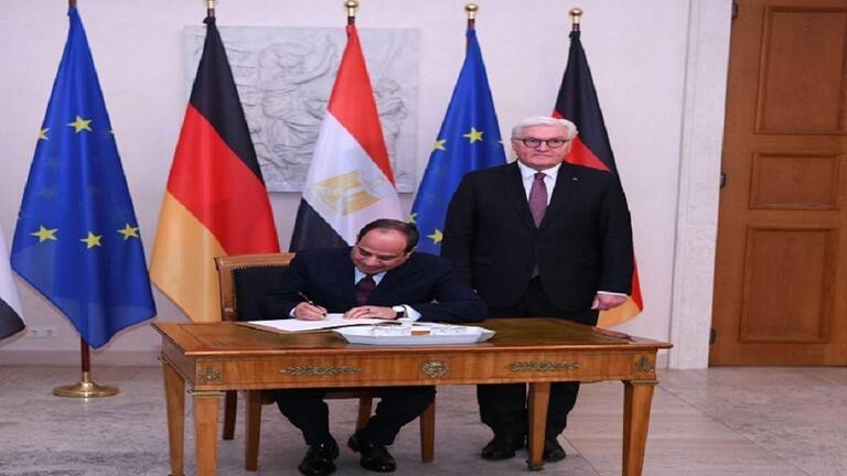السيسي يبحث تعزيز مجالات التعاون مع ألمانيا