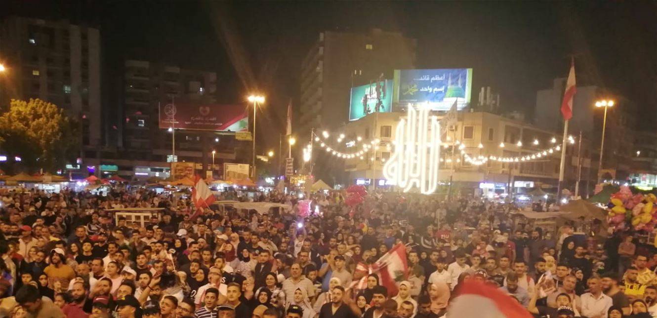 شاشة في ساحة النور لمتابعة مباراة منتخبي لبنان وكوريا الشمالية غداً