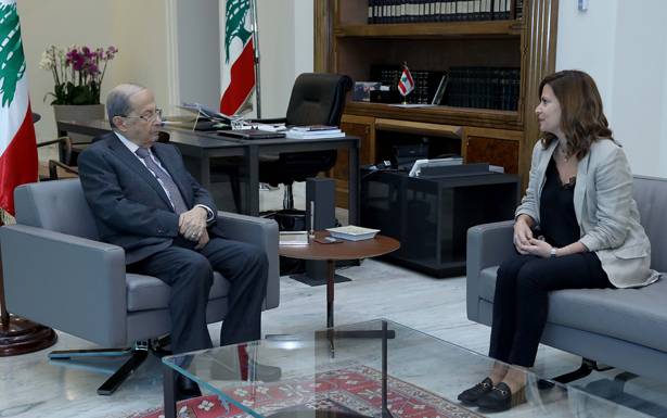 البستاني أطـلـعـت عون على برنامـج عمل التنقيب عن النفط والغاز