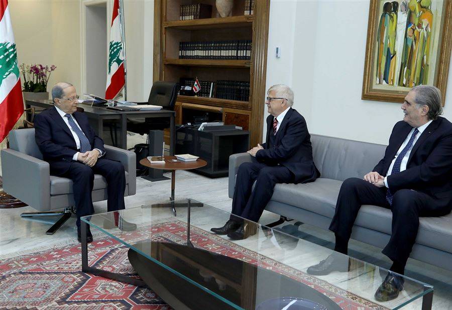 زاسبكين في بعبدا...