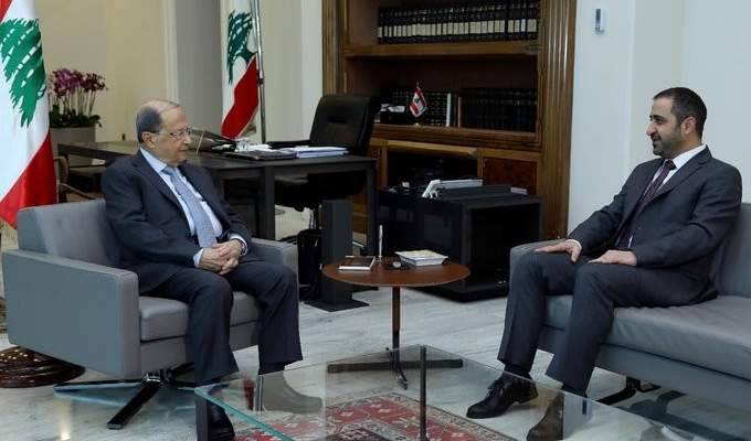 عطالله التقى الرئيس عون:عرضنا مراحل تنفيذ خطة الوزارة لعودة المهجرين