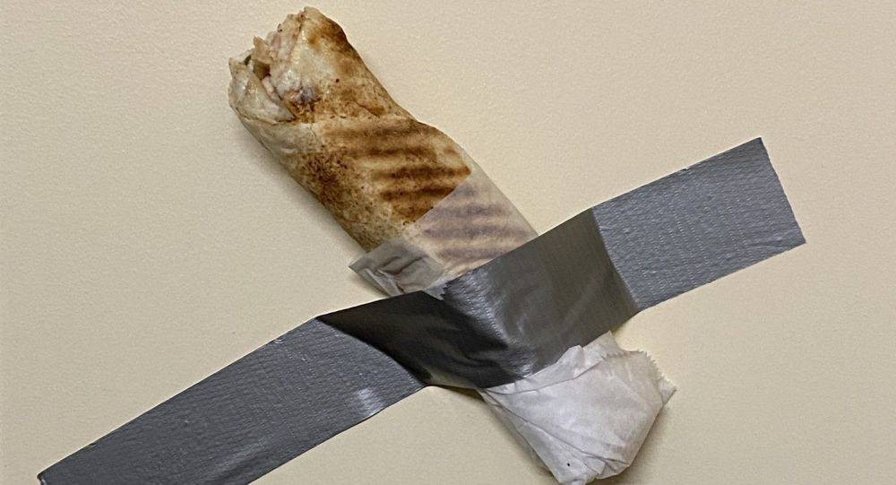 "شاورما على الحائط" الرد العربي الأمريكي على موزة موريزيو